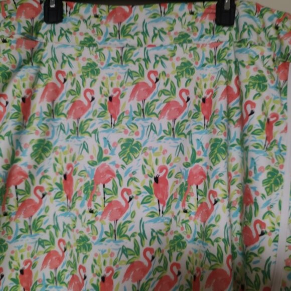 Coral Bay Golf Flamingo Pull On Skort Size Women's 1X Worn 1 Time - Picture 2 of 2